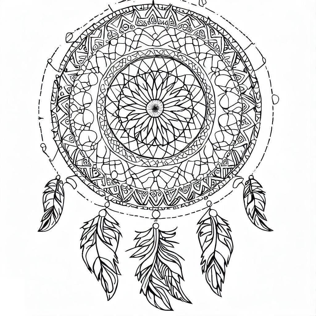 Mandalas Attrape rêves 43